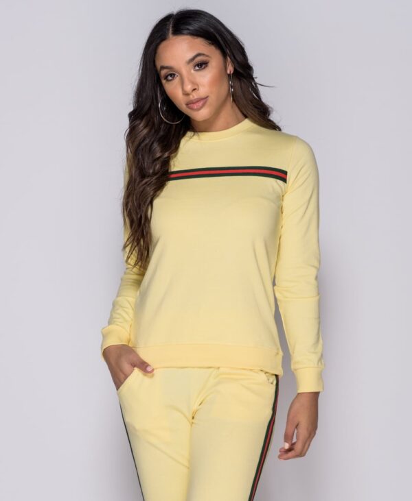 Stripe Detail loungewear Set Yellow - Bild 5