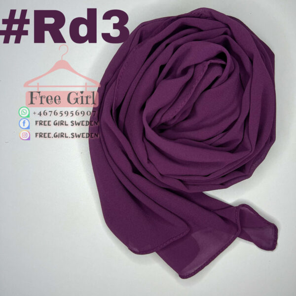 Gamla Mauve Chiffon Hijab