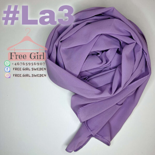 Lavender Purple Chiffon Hijab