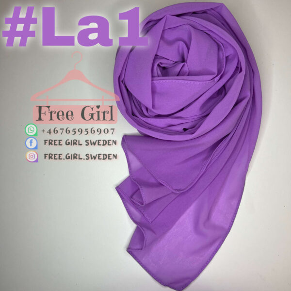 Rich Lilac Chiffon Hijab